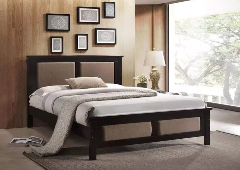 Emily Queen Size Bed Frame With, How To Add Padding A Wooden Headboard