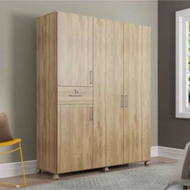 Palladia Wardrobe with Key featuring a secure key-lock system, spacious interior, and elegant design for safe and stylish storage.