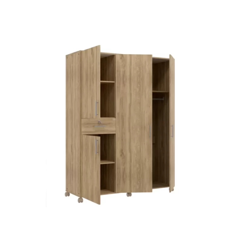 Palladia Wardrobe with Key featuring a secure key-lock system, spacious interior, and elegant design for safe and stylish storage.