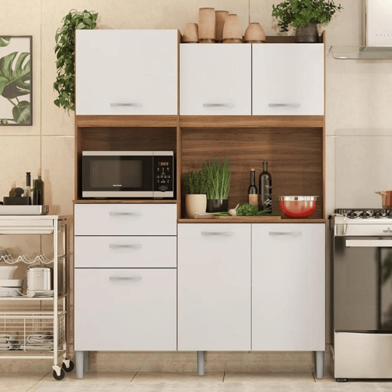 Olvera Kitchen Cabinet - Stylish and Functional Storage Solution
