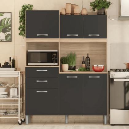 Olvera Kitchen Cabinet - Stylish and Functional Storage Solution