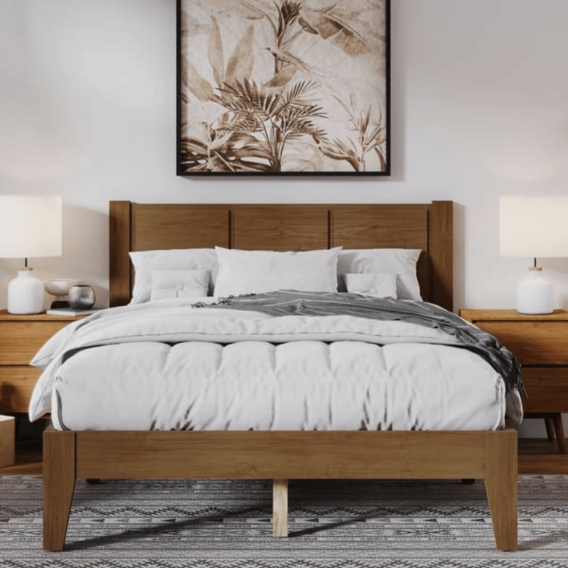 Ashtle Queen Size Bed Frame - Modern and Sturdy Bed Design