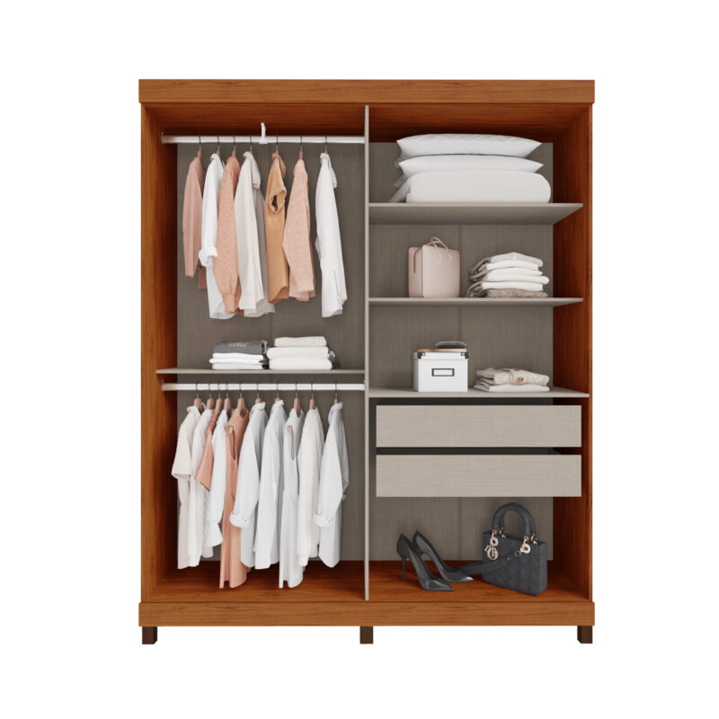 Mary 4 Door Wardrobe - Modern Design and Ample Storage for Stylish Bedroom Organization