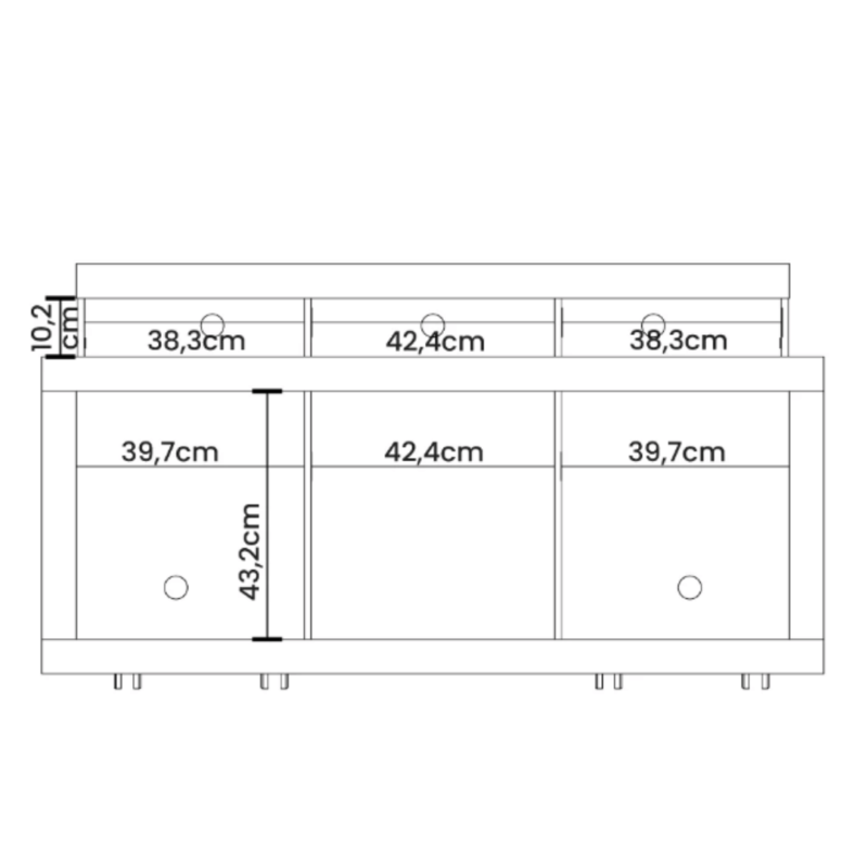 Hydra TV Stand - Modern Design with Ample Storage for a Stylish Entertainment Setup.