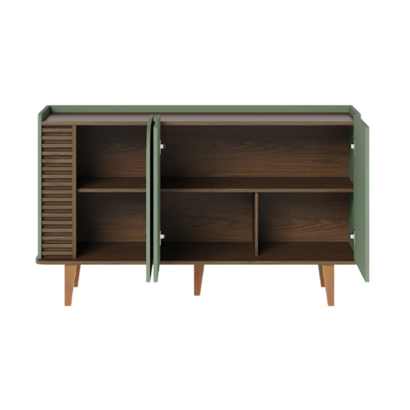 Jarrel Buffet Cabinet: Modern Design with Ample Storage for Dining Room Elegance.