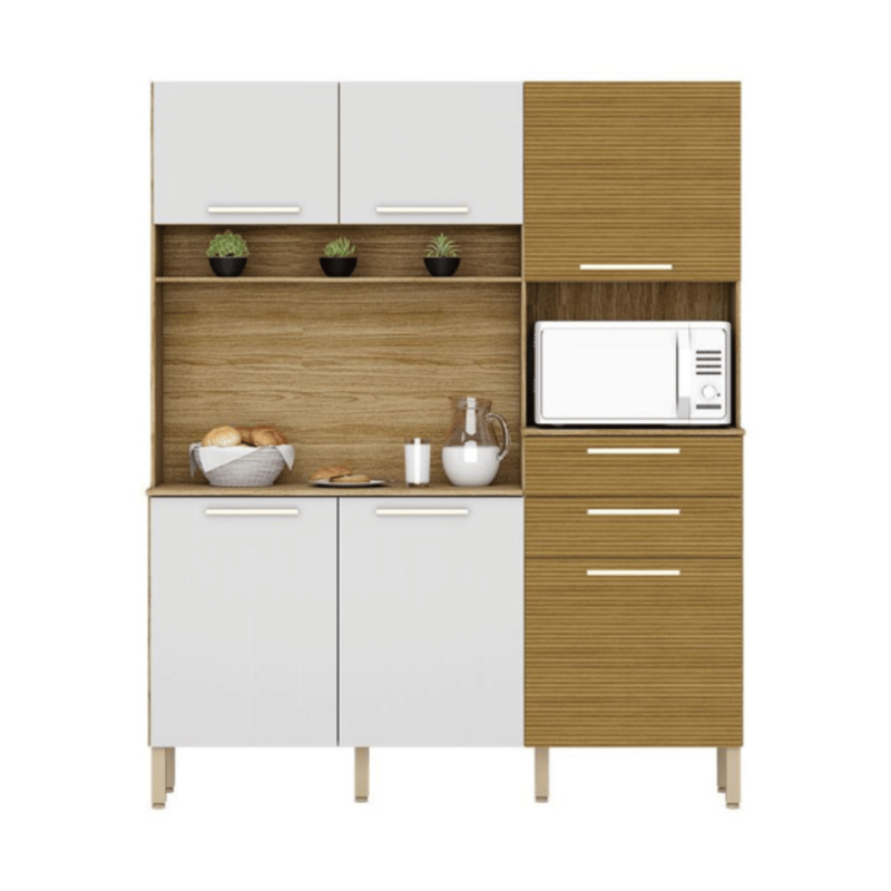 Montes Kitchen Cabinet - Contemporary Design, Ample Storage, and Durable Construction for a Modern Kitchen Setting.