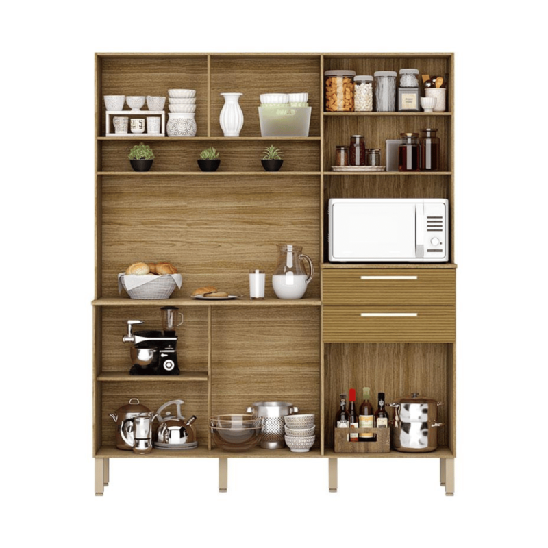 Montes Kitchen Cabinet - Contemporary Design, Ample Storage, and Durable Construction for a Modern Kitchen Setting.