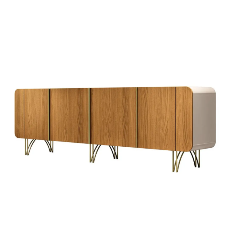 Salome Sideboard - Buffet Table: Elegant Design with Ample Storage for Dining Room Sophistication.